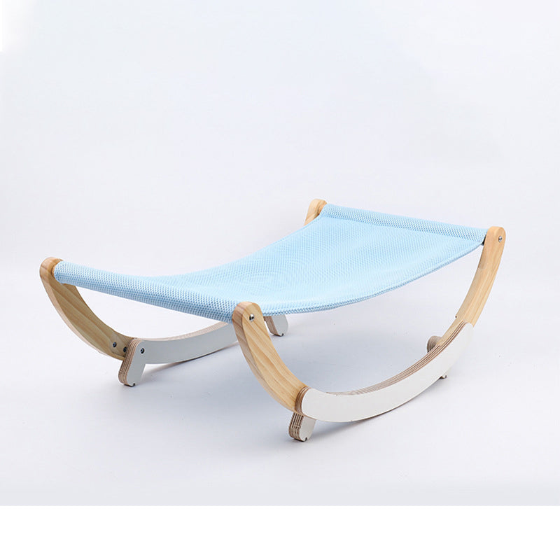blue hammock/rocking chair