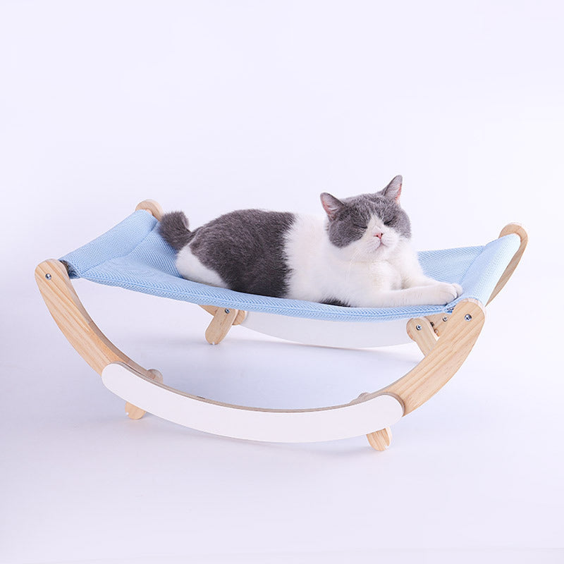 blue hammock/rocking chair