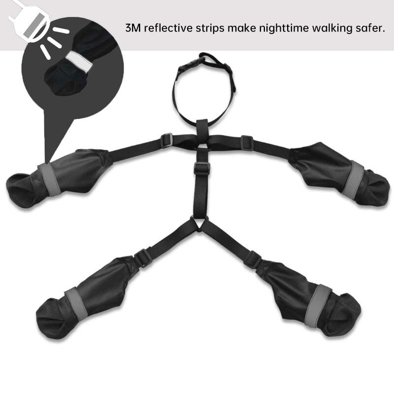 Suspender Dog Boots for all size dogs