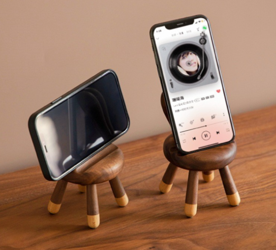 Deer antler phone holder for office and home!