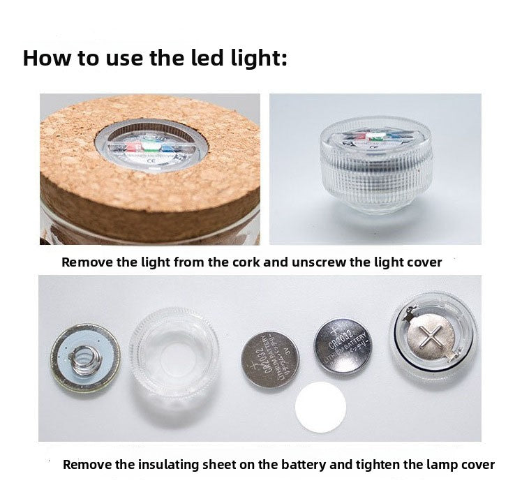 Rose Preserved Soap Flower Wishing Bottle!