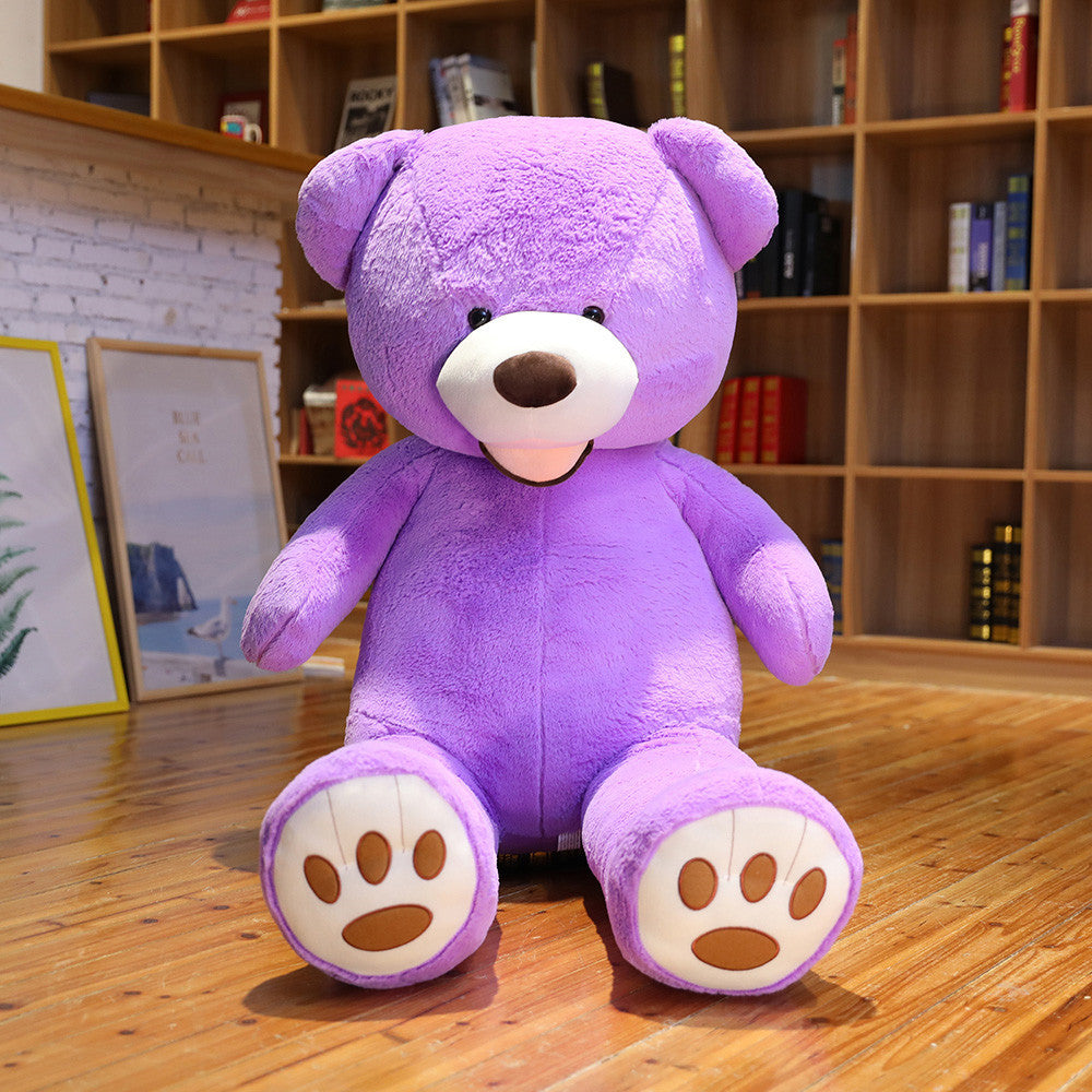 purple bear plush