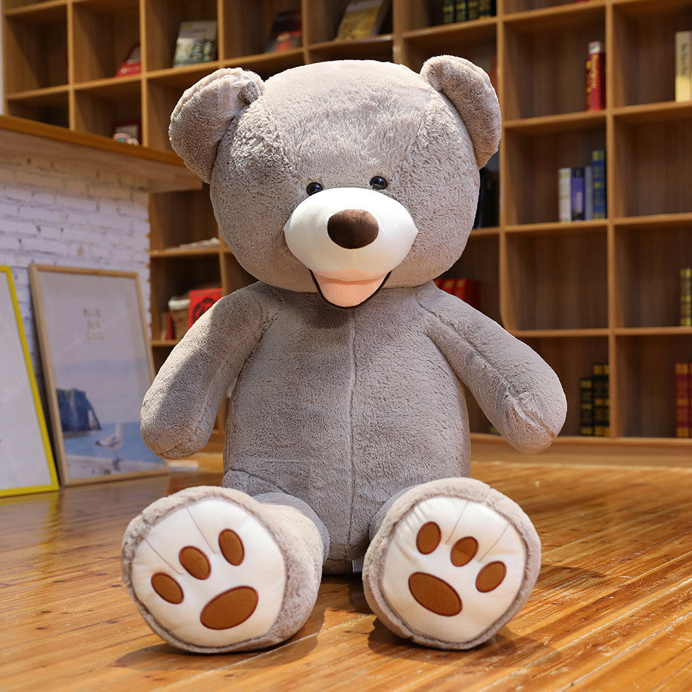 dark grey bear plush