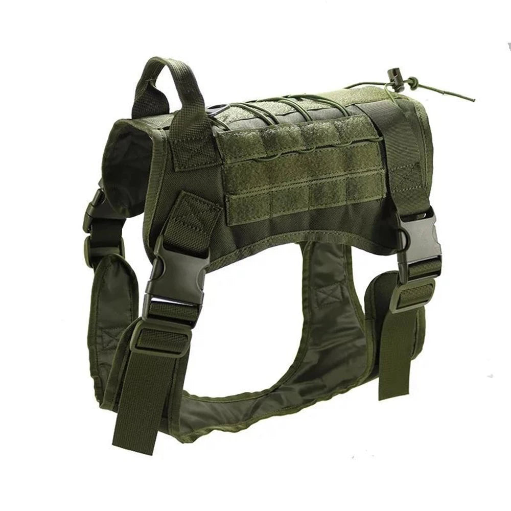 green military dog vest